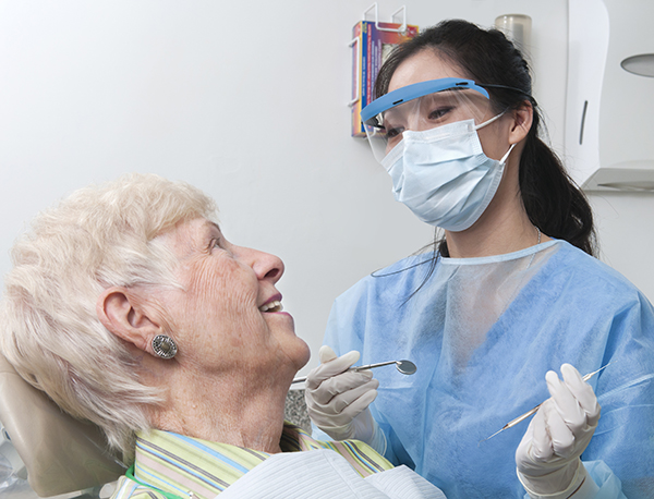 How to care for your new partial dentures Tampa Fl. image.